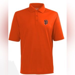 Antigua Orange San Francisco Giants Desert Dry Xtra-Lite Polo NWT